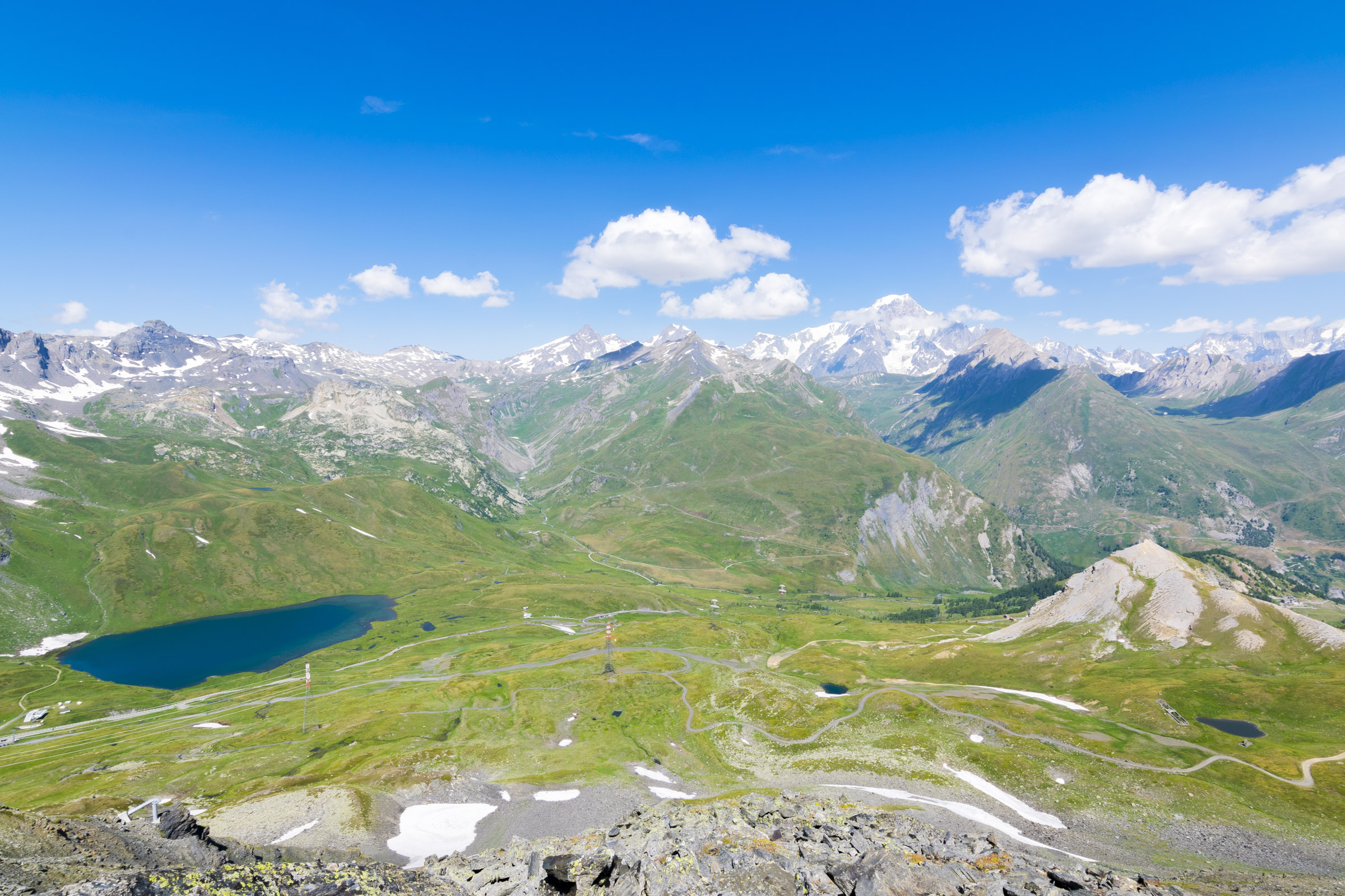 Monte Bianco, Colle del piccolo San Bernardo, Lago Verney