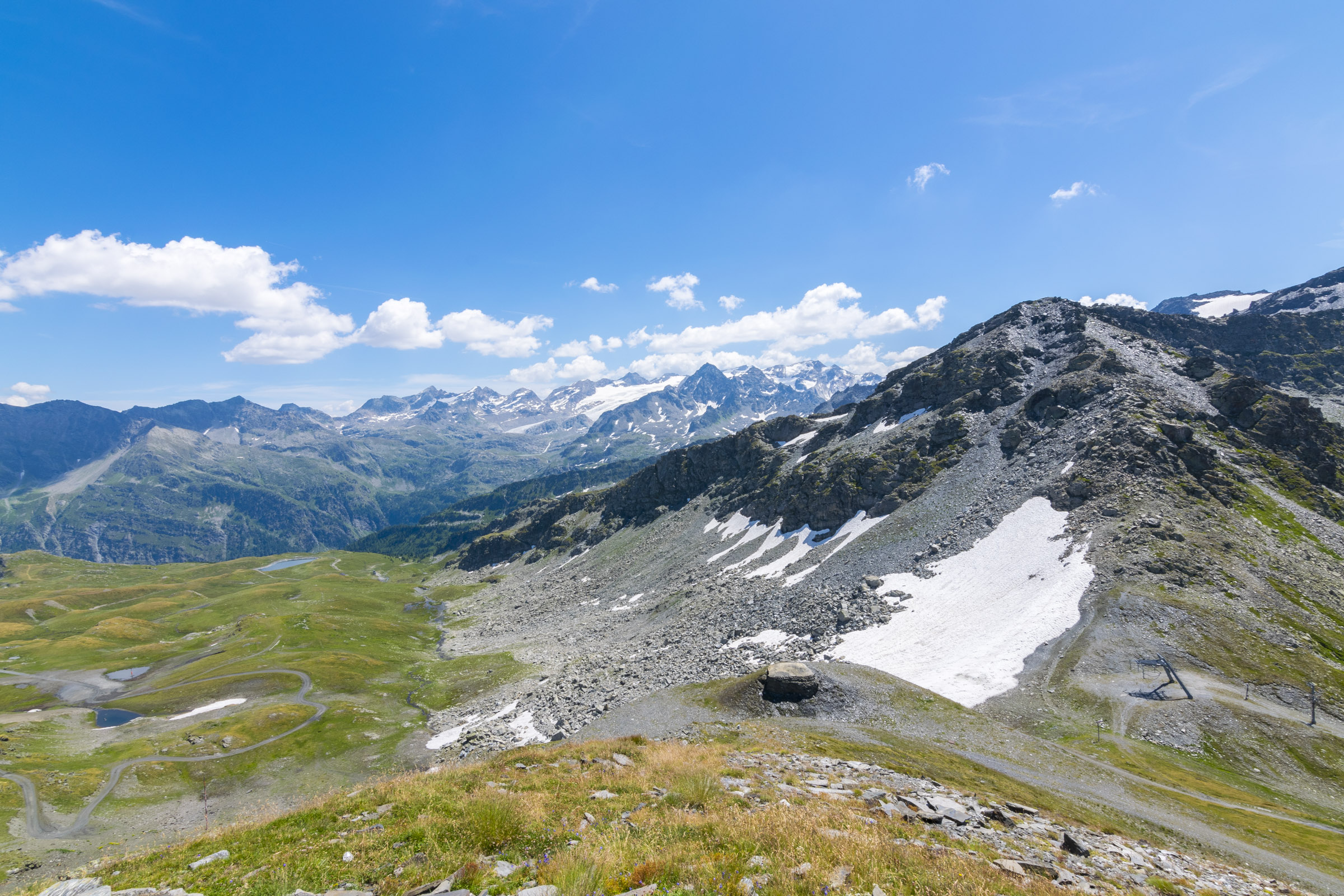 Escursione Cima del Belvedere, Colle del piccolo San Bernardo