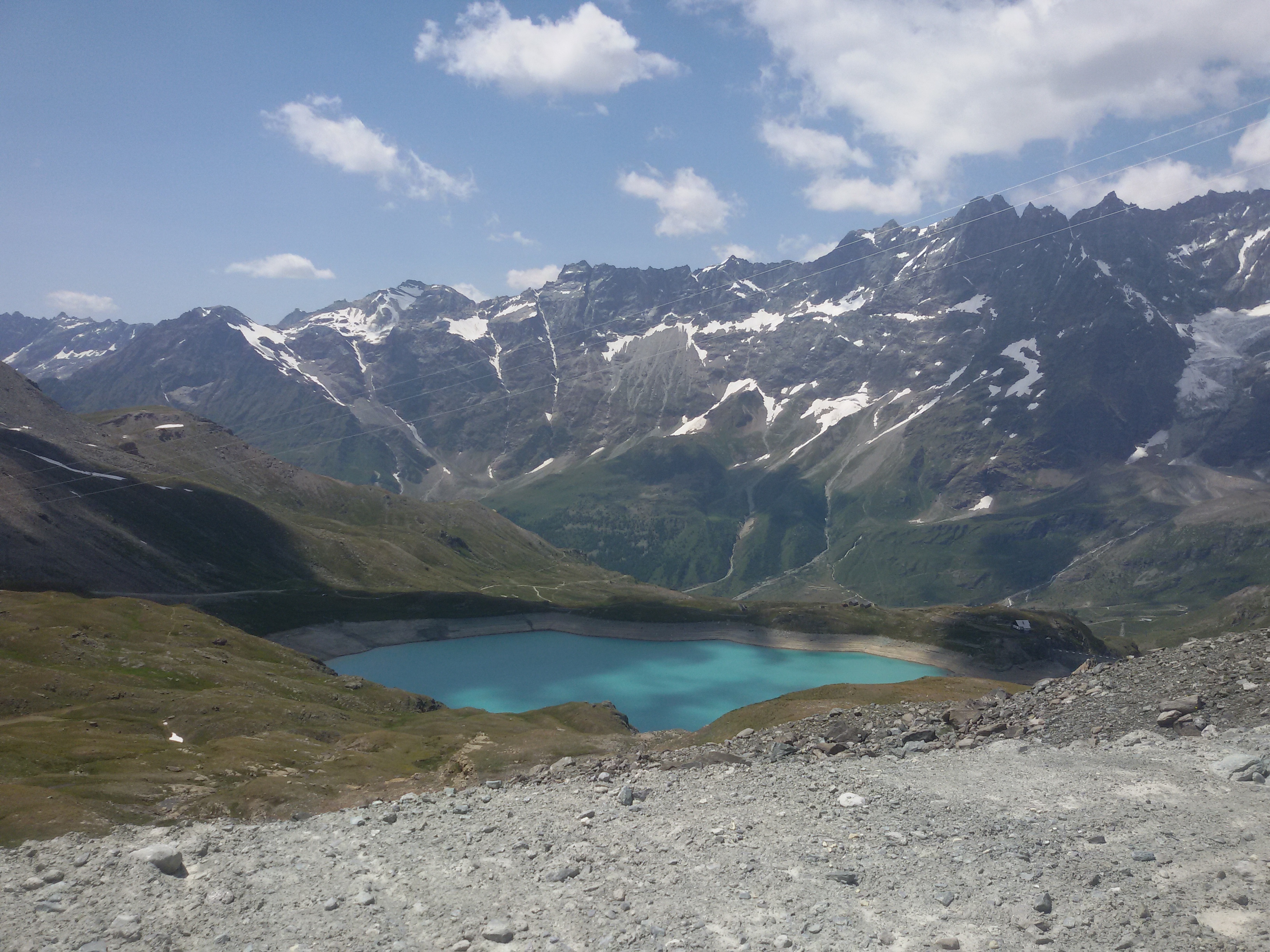 Lago Goillet dall'alto