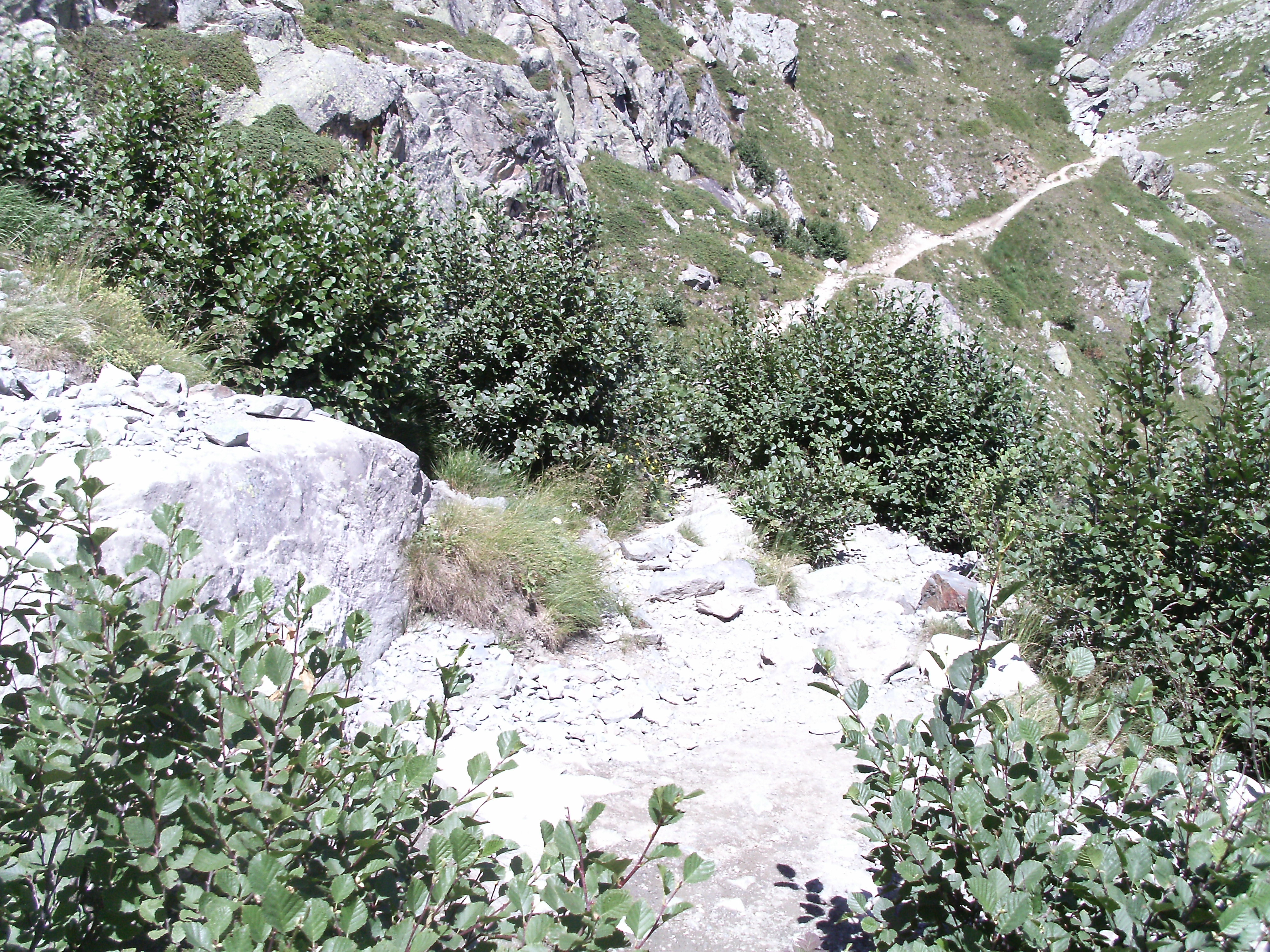 Sentiero alle pendici del Monviso