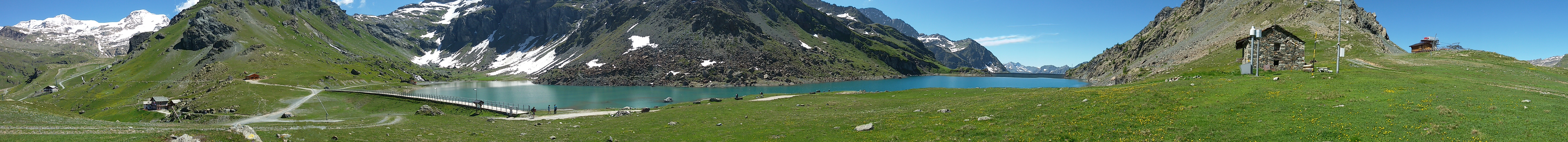 Panoramica del lago Gabiet