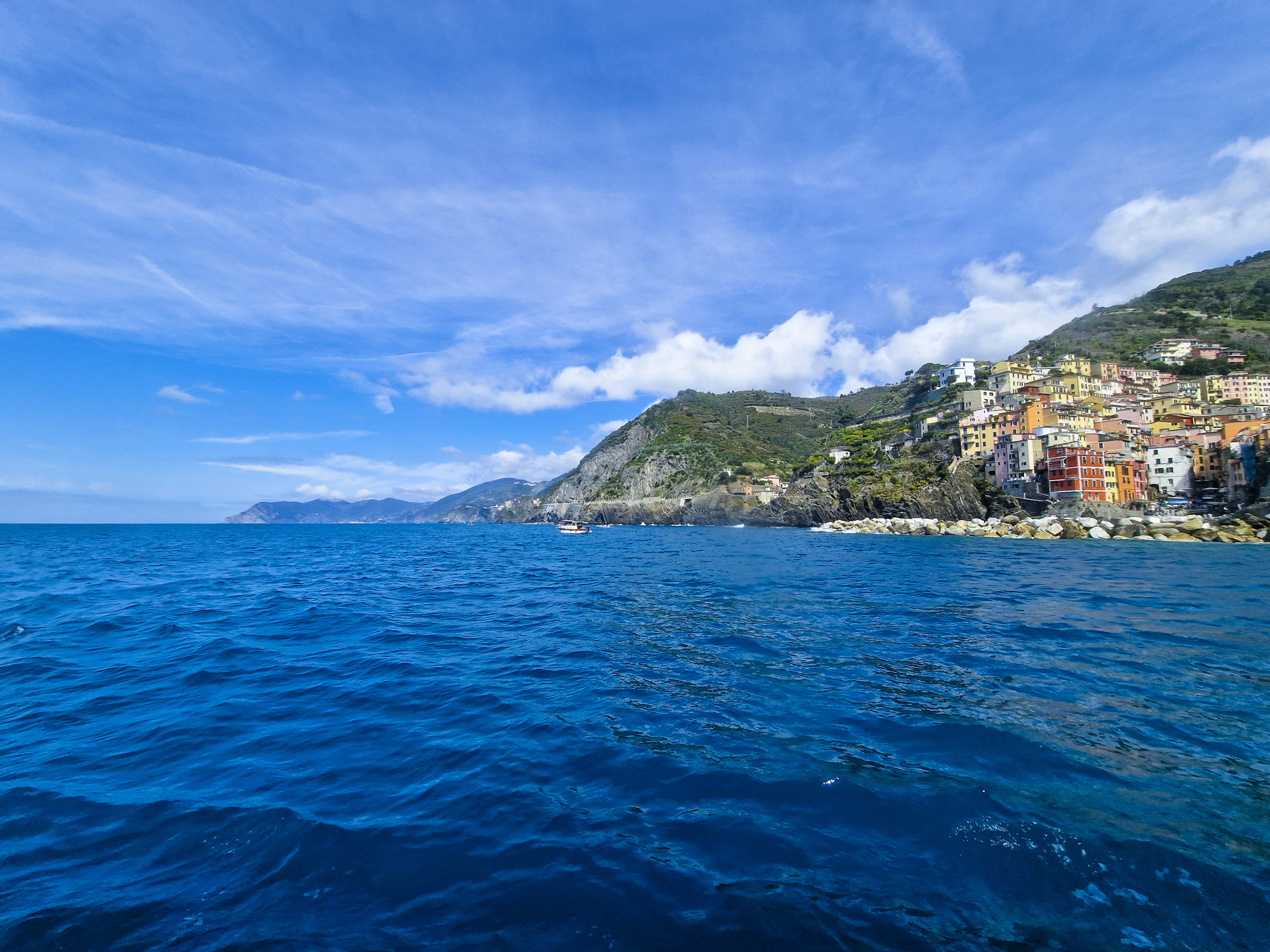 Riomaggiore battello Cinque Terre