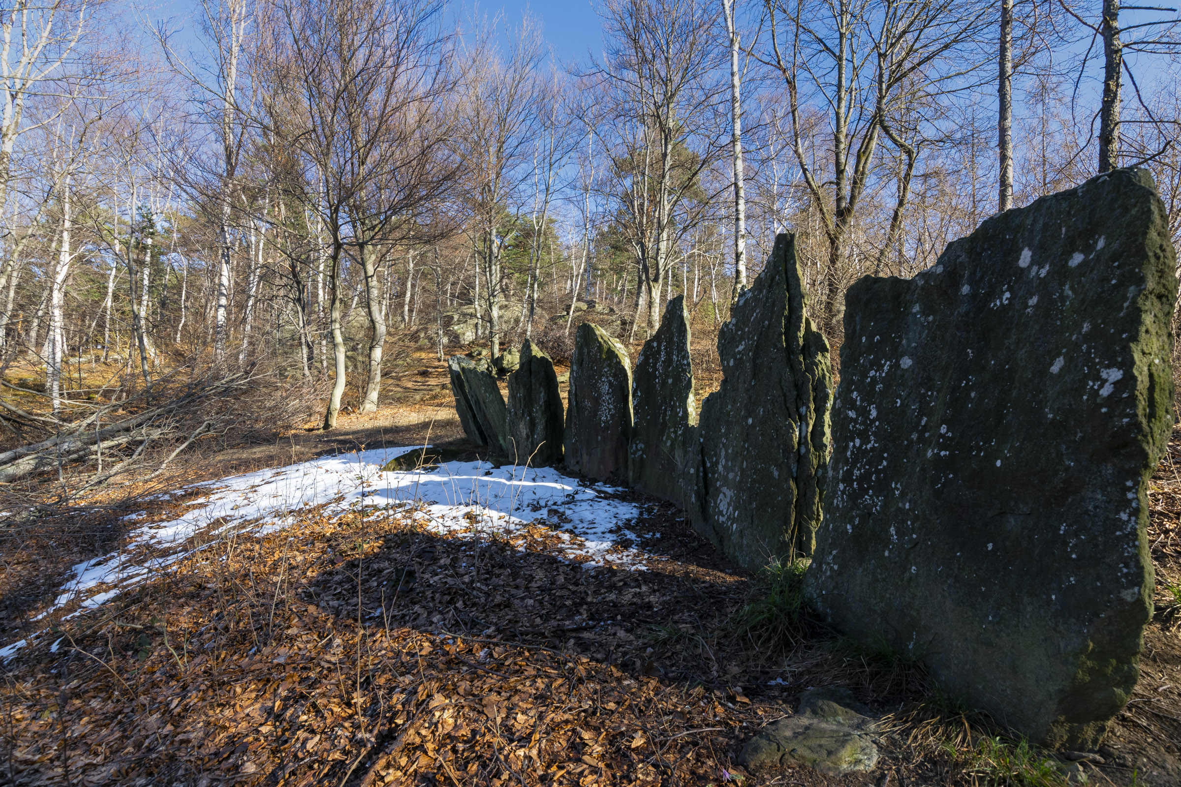 menhir dell'Ara megalitica di Cima Castiglione, Prese dei Rossi