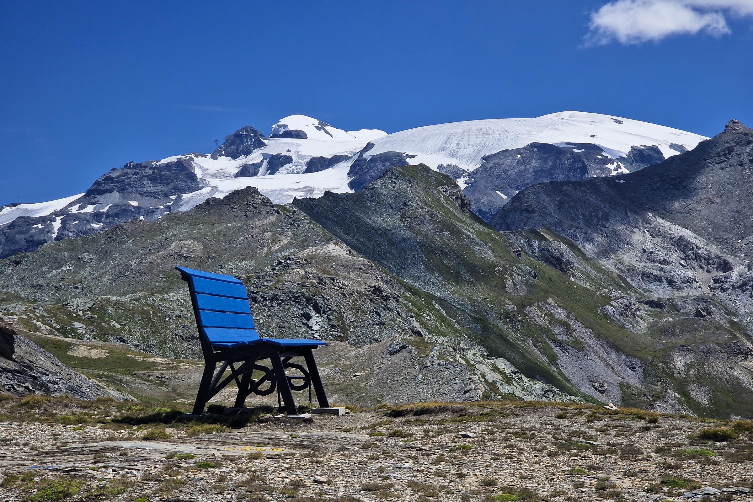 Panchina gigante e Plateau Rosa